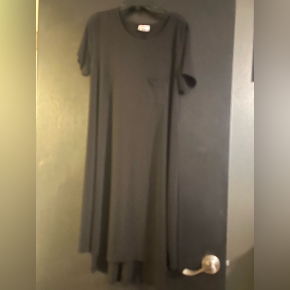 LuLaRoe Black T-Shirt Dress